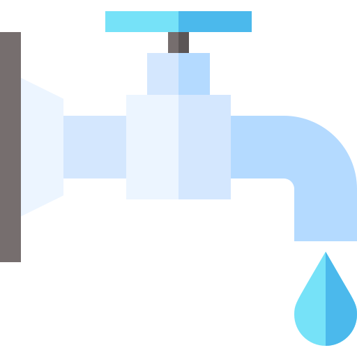 robinet Basic Straight Flat Icône