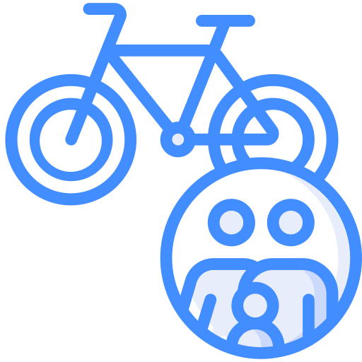 vélo Basic Miscellany Blue Icône