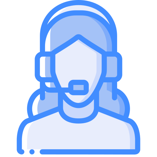 Customer service Basic Miscellany Blue icon