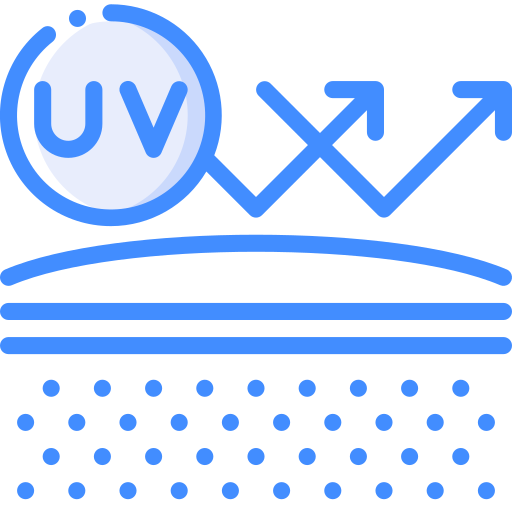 UV protection Basic Miscellany Blue icon