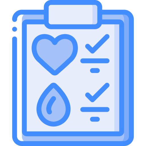 bloed donatie Basic Miscellany Blue icoon