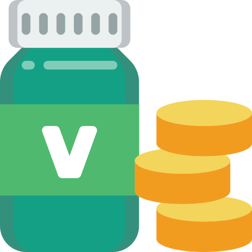 vitamine Basic Miscellany Flat icon