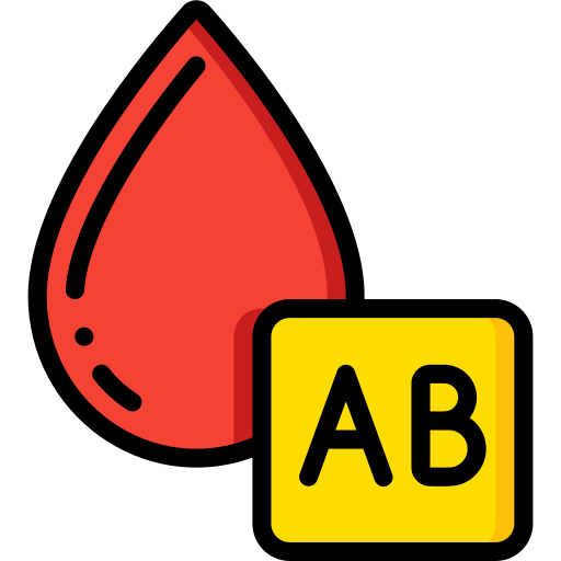 grupa krwi Basic Miscellany Lineal Color ikona