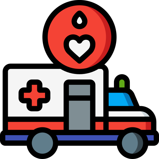 Ambulance Basic Miscellany Lineal Color icon