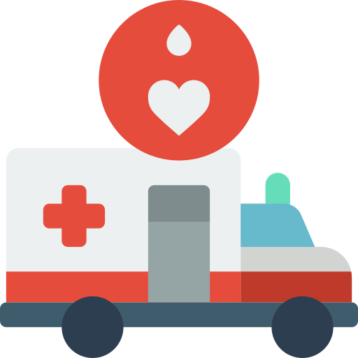 Ambulance Basic Miscellany Flat icon
