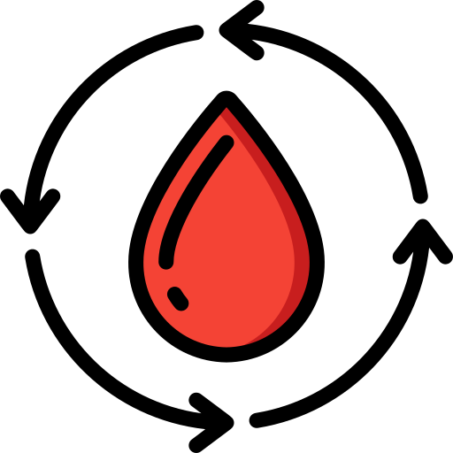 Blood donation Basic Miscellany Lineal Color icon