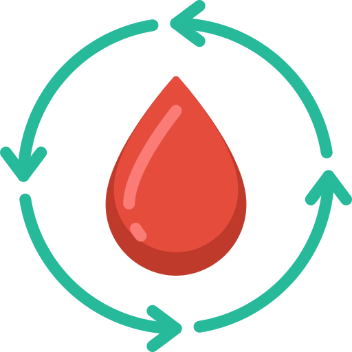 bloed donatie Basic Miscellany Flat icoon