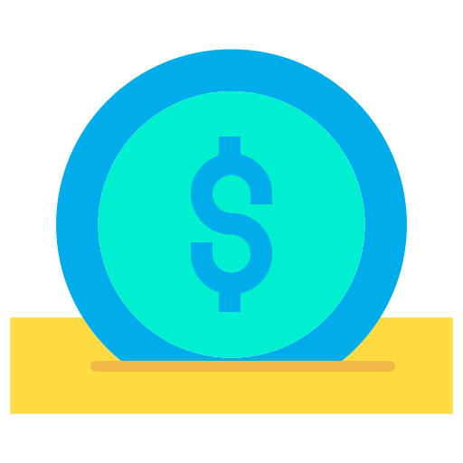 dollar-münze Shastry Flat icon
