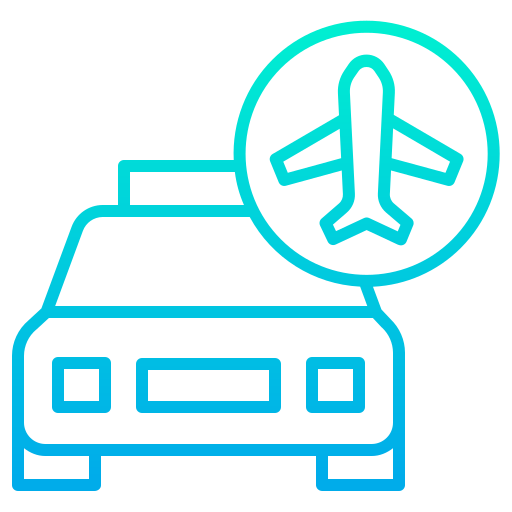 Taxi Shastry Outline Gradient icon
