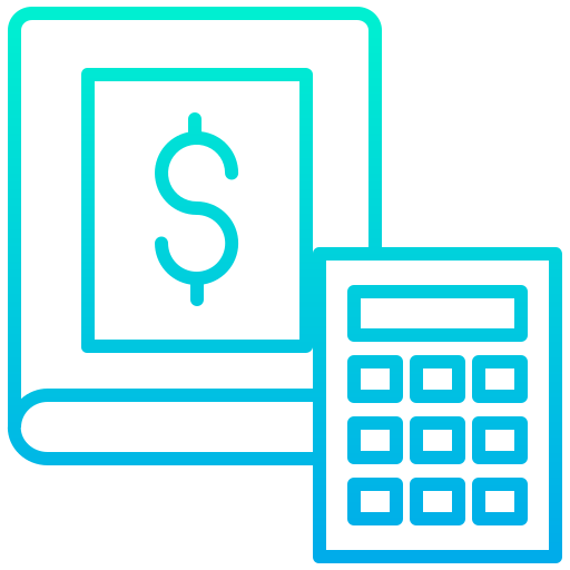 Accounting Shastry Outline Gradient icon