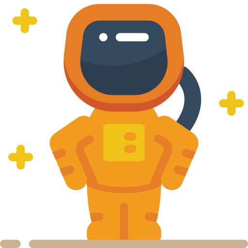 Astronauta Basic Miscellany Flat icono