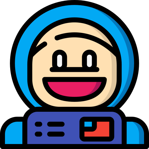 Astronaut Basic Miscellany Lineal Color icon