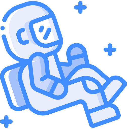 Astronauta Basic Miscellany Blue icono