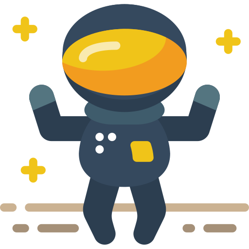 astronauta Basic Miscellany Flat ikona
