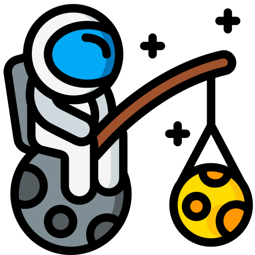 astronauta Basic Miscellany Lineal Color ikona