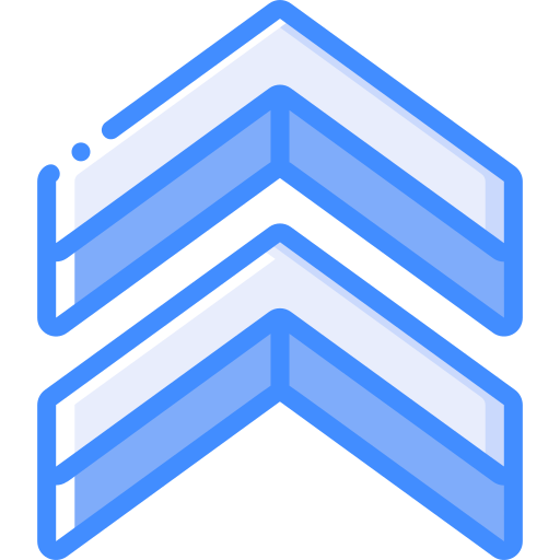 freccia su Basic Miscellany Blue icona