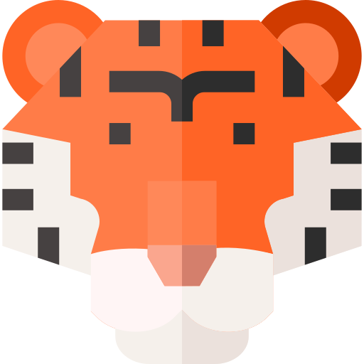 Tigre Basic Straight Flat icono