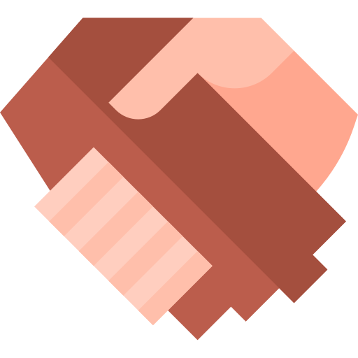 handdruk Basic Straight Flat icoon