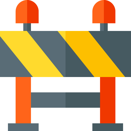 Barricada Basic Straight Flat icono