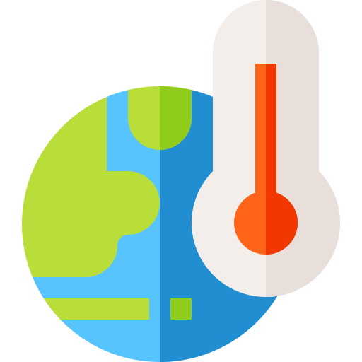 Global warming Basic Straight Flat icon