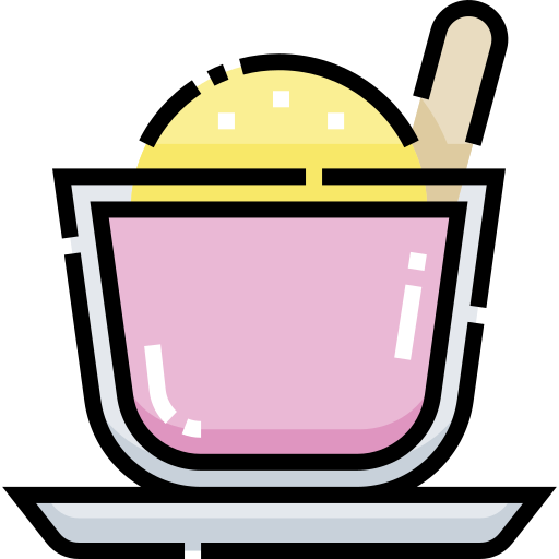 crème glacée Detailed Straight Lineal color Icône