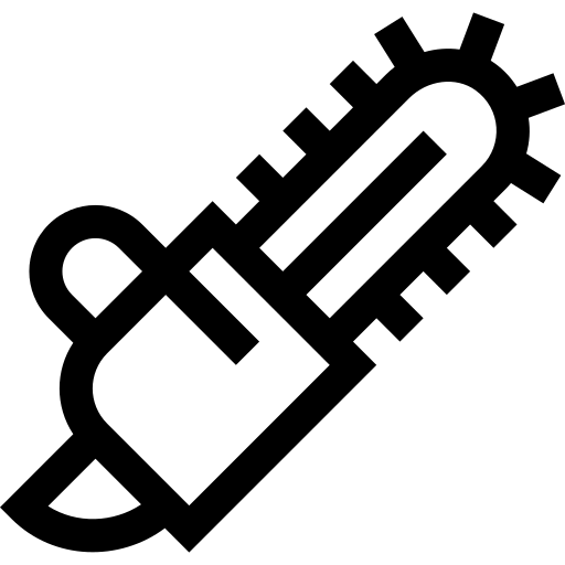 tronçonneuse Basic Straight Lineal Icône