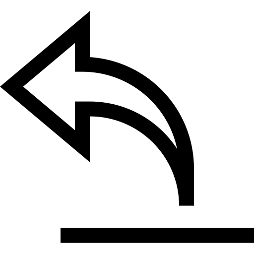 precedente Basic Straight Lineal icona