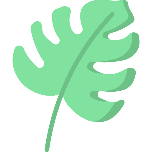 Monstera leaf Special Flat icon
