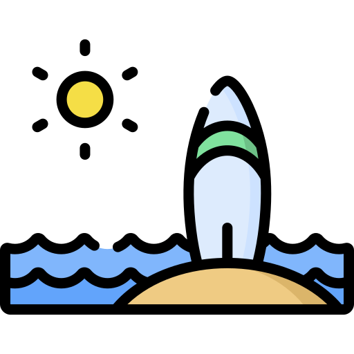 Tabla de surf Special Lineal color icono