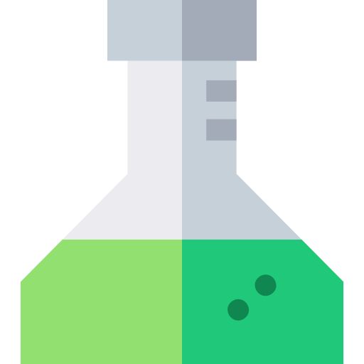 Química Basic Straight Flat icono