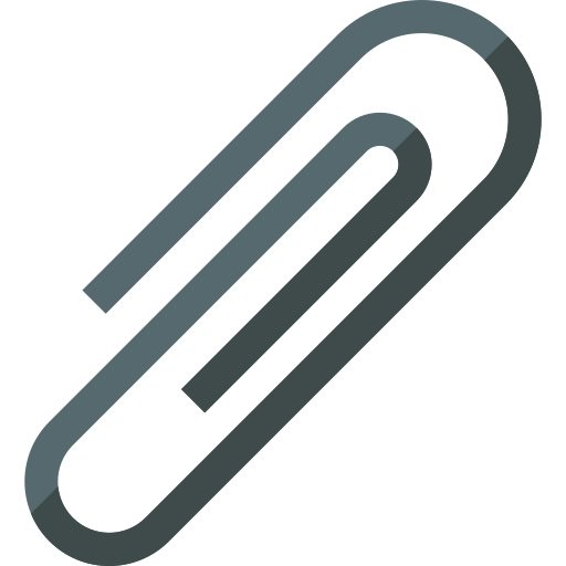 Clip Basic Straight Flat icon