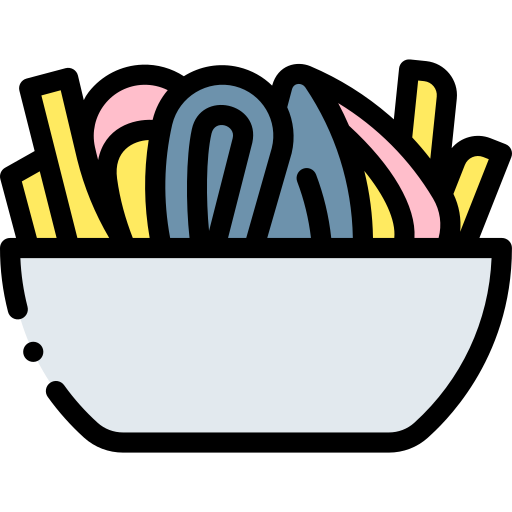 Moules frites Detailed Rounded Lineal color icon