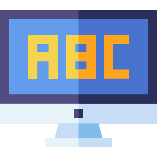 Computer Basic Straight Flat icon