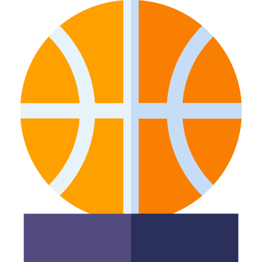 basketball Basic Straight Flat Icône