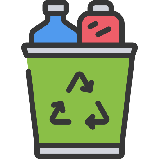 Recycle bin Juicy Fish Soft-fill icon