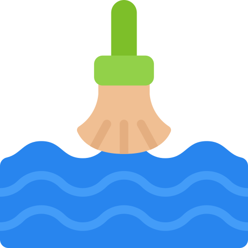 oceaan Juicy Fish Flat icoon