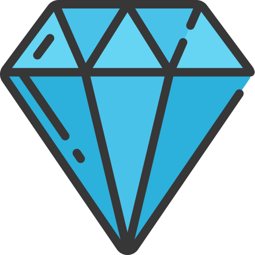 diamant Juicy Fish Soft-fill icoon