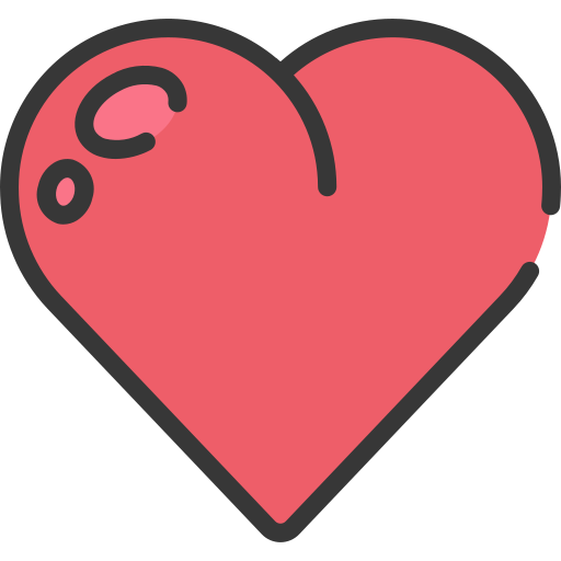 Heart Juicy Fish Soft-fill icon