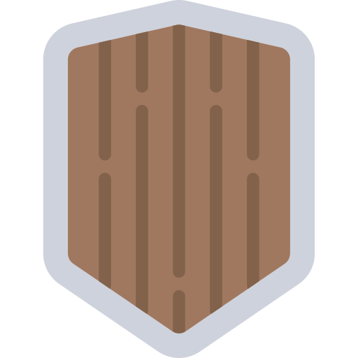 Shield Juicy Fish Flat icon