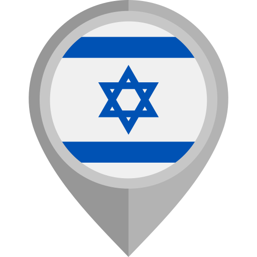israël Flags Rounded icoon