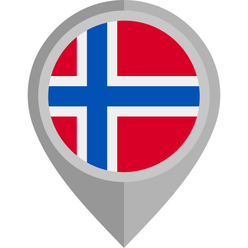 noorwegen Flags Rounded icoon
