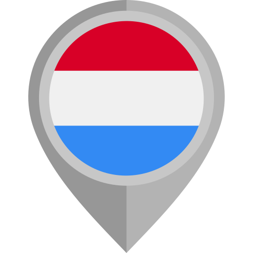 luksemburg Flags Rounded ikona