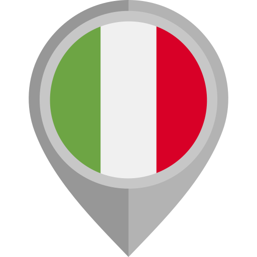 itália Flags Rounded Ícone