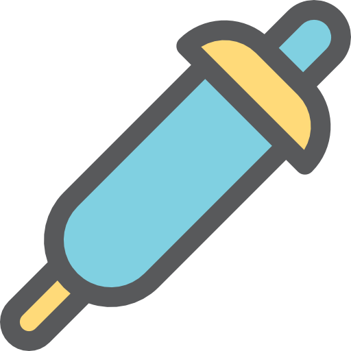 Dropper Detailed Rounded Lineal color icon