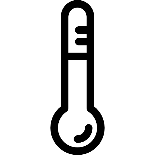 termômetro Detailed Rounded Lineal Ícone