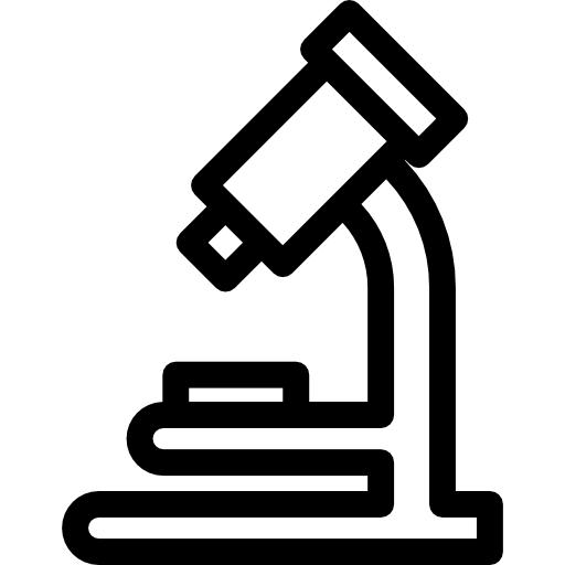 Microscope Detailed Rounded Lineal icon