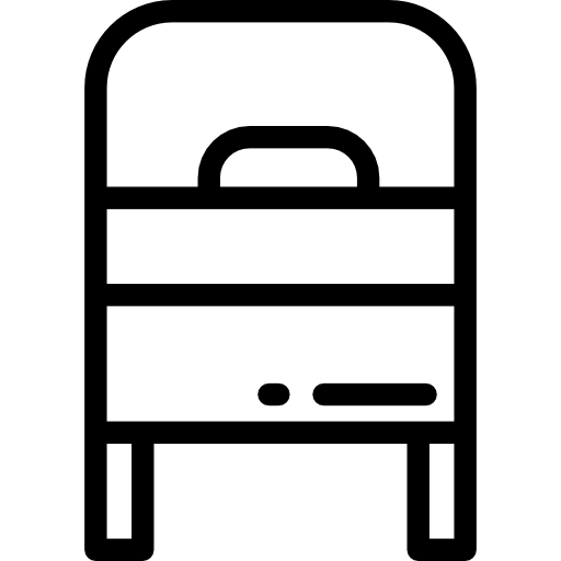 Bed Detailed Rounded Lineal icon