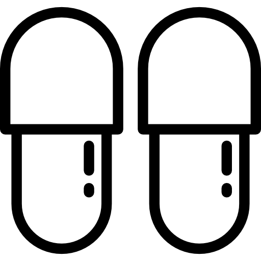 Slippers Detailed Rounded Lineal icon