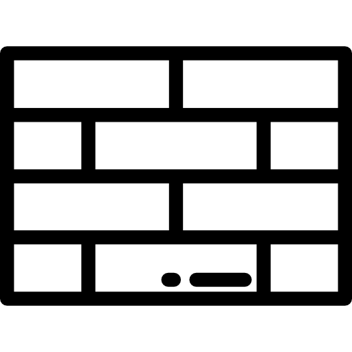 brique Detailed Rounded Lineal Icône