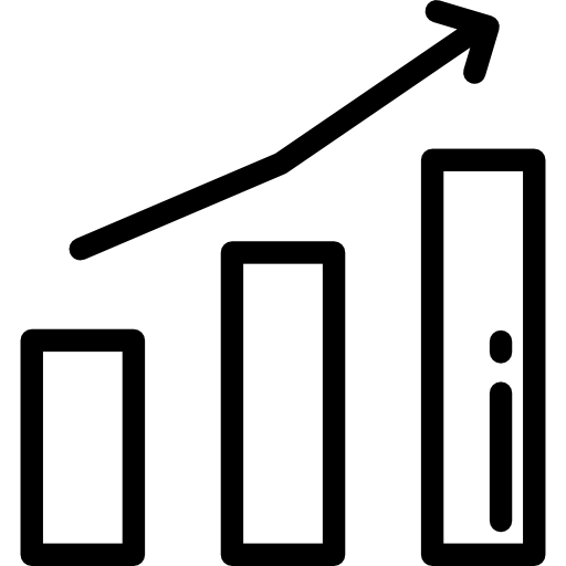 estadísticas Detailed Rounded Lineal icono